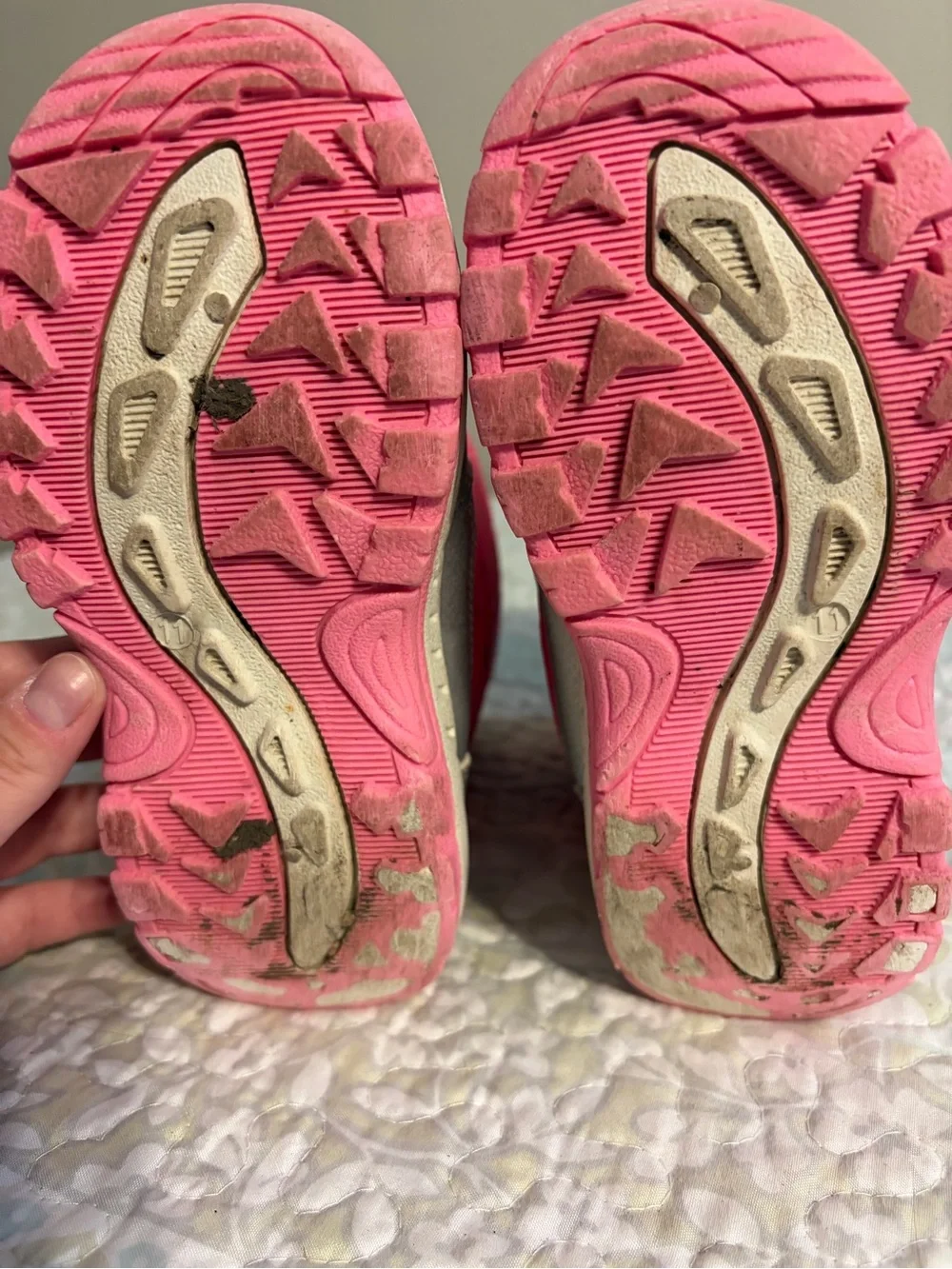 Rugged Bear Little Girl Pink Snow Flake Winter Snow Boots